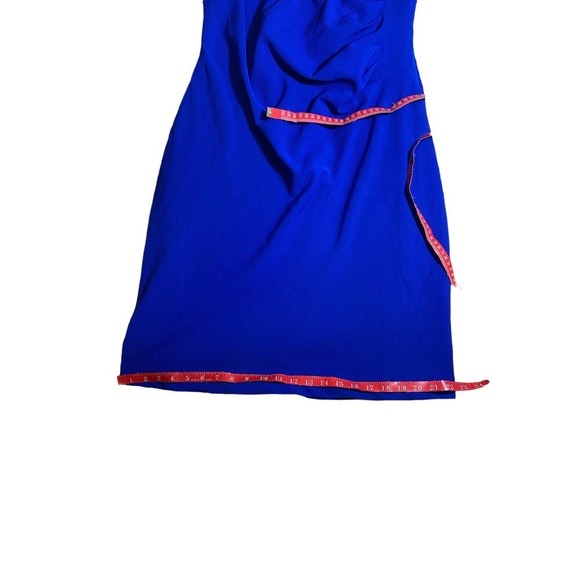 Roz & Ali Blue sleeveless Career dress size 14 - Picture 5 of 6